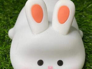 sleeping bunny silicone mini night lamp
