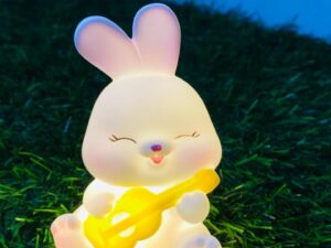 musical bunny led mini night lamp