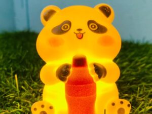 cute panda soda led mini night lamp