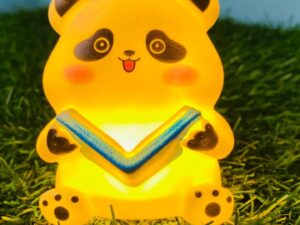 reading panda led mini night lamp